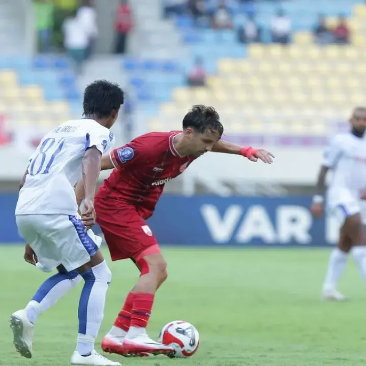 Duel Sengit Persis Solo Vs Arema FC Ditutup dengan Skor Sama Kuat 2-2