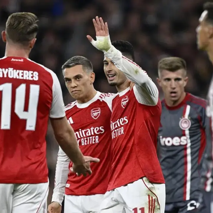 Arsenal Tundukkan Olympiakos 2-0 di Liga Champions 2025/2026