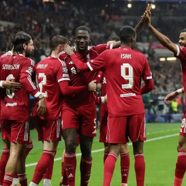 Hasil Liga Champions 2025/2026: Liverpool Pesta Gol, Hancurkan Eintracht Frankfurt 5-1