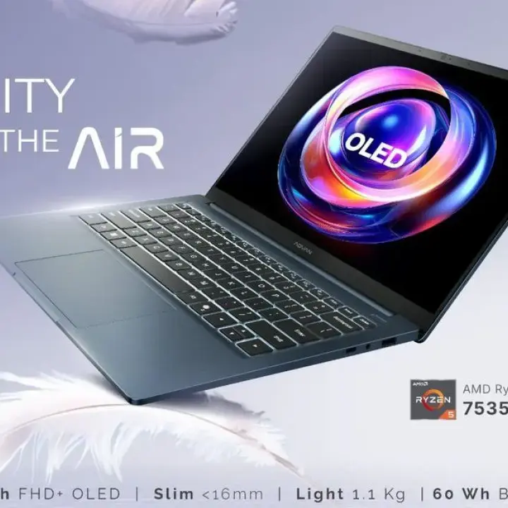 ADVAN Rilis Workplus Air, Laptop Premium dengan Prosesor AMD Ryzen 5 7535HS