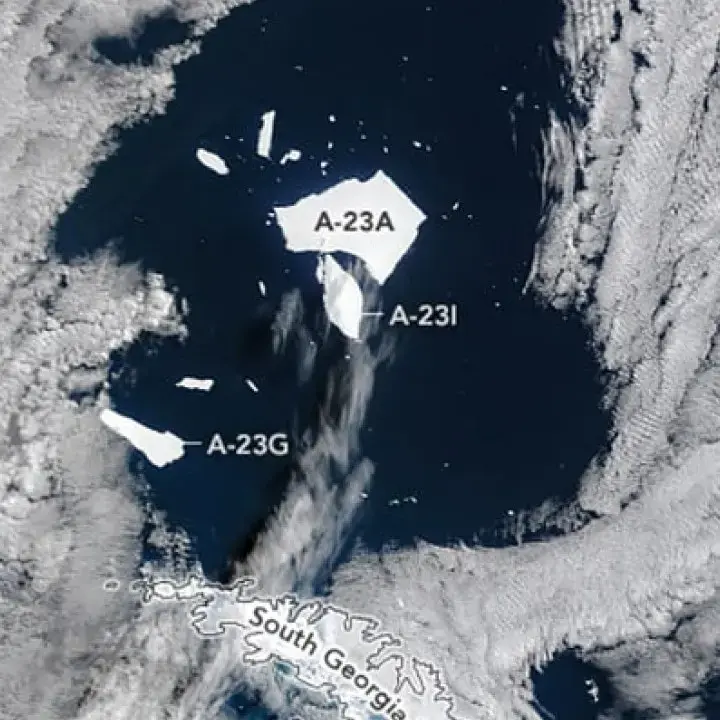 NASA Soroti Hancurnya Gunung Es Raksasa A-23A di Samudra Antarktika