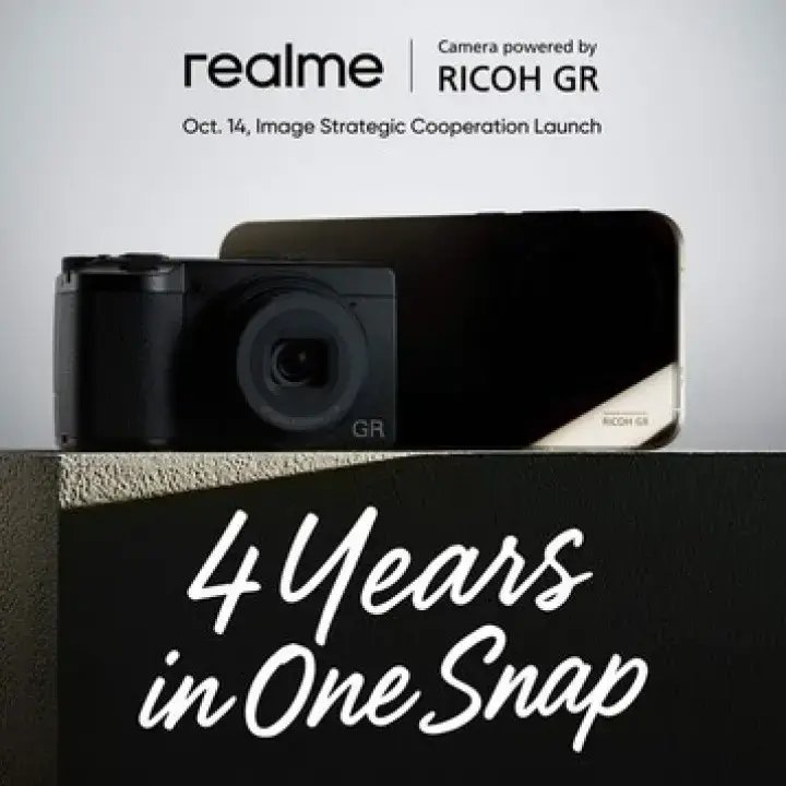 Realme Umumkan Kolaborasi dengan Ricoh, Siap Hadirkan Inovasi di GT 8 Pro
