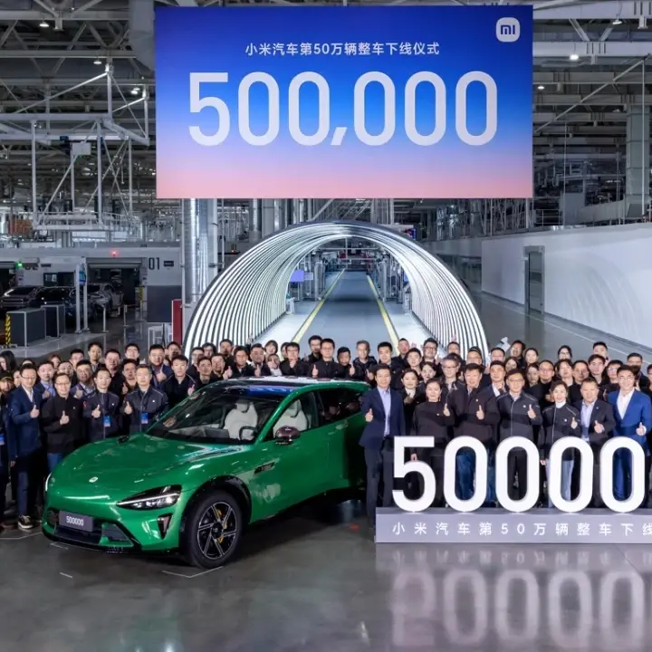 Xiaomi Auto Capai 500.000 Unit Produksi, Target 350.000 Mobil Tahun 2025 Hampir Tercapai di China
