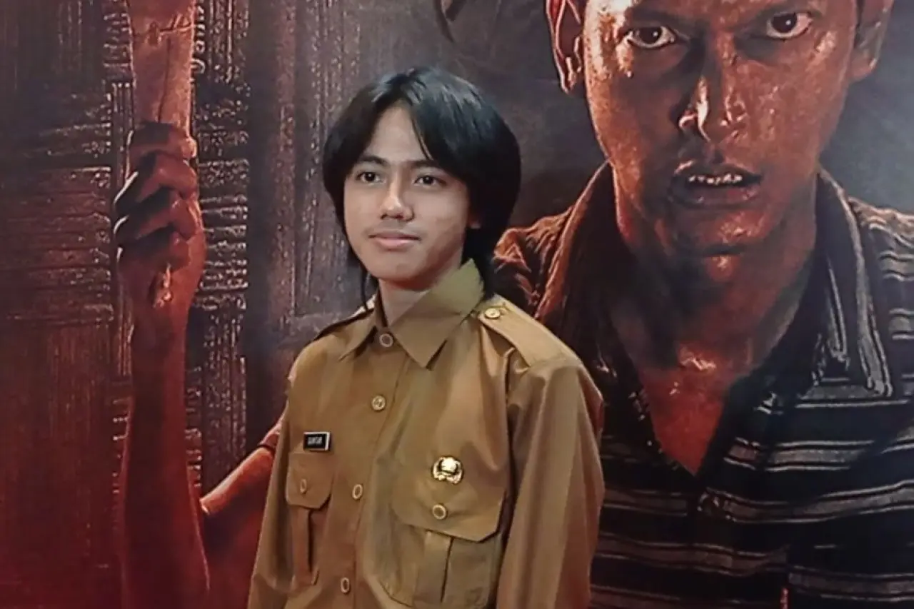 Putra Epy Kusnandar, Quentin Stanislavski saat ditemui di kawasan Kuningan, Jakarta Selatan, Senin (8/12/2025).