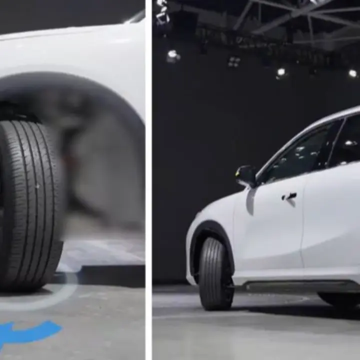Geely EX5 Pamer Teknologi Kemudi Independen 4 Roda yang Bisa Berputar 90 Derajat, Manuver Lebih Lincah