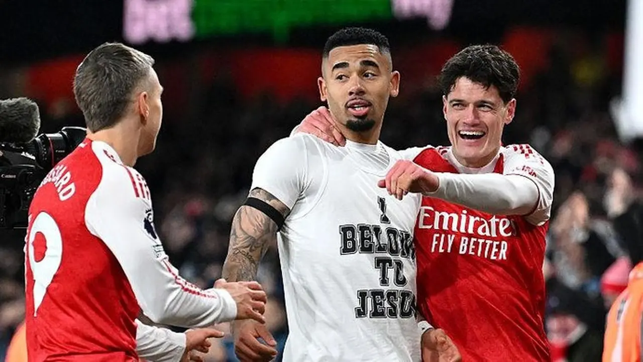 Arsenal Puncaki Klasemen Liga Inggris Musim 2025/2026, Gabriel Jesus Puji Mentalitas Tim