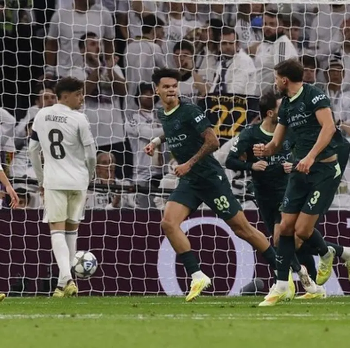 Hasil Liga Champion: Real Madrid Takluk 1-2 dari Manchester City di Santiago Bernabeu