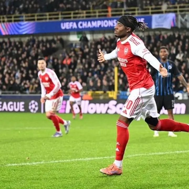 Brace Madueke Bawa Arsenal Bungkam Club Brugge 3-0 di Liga Champions