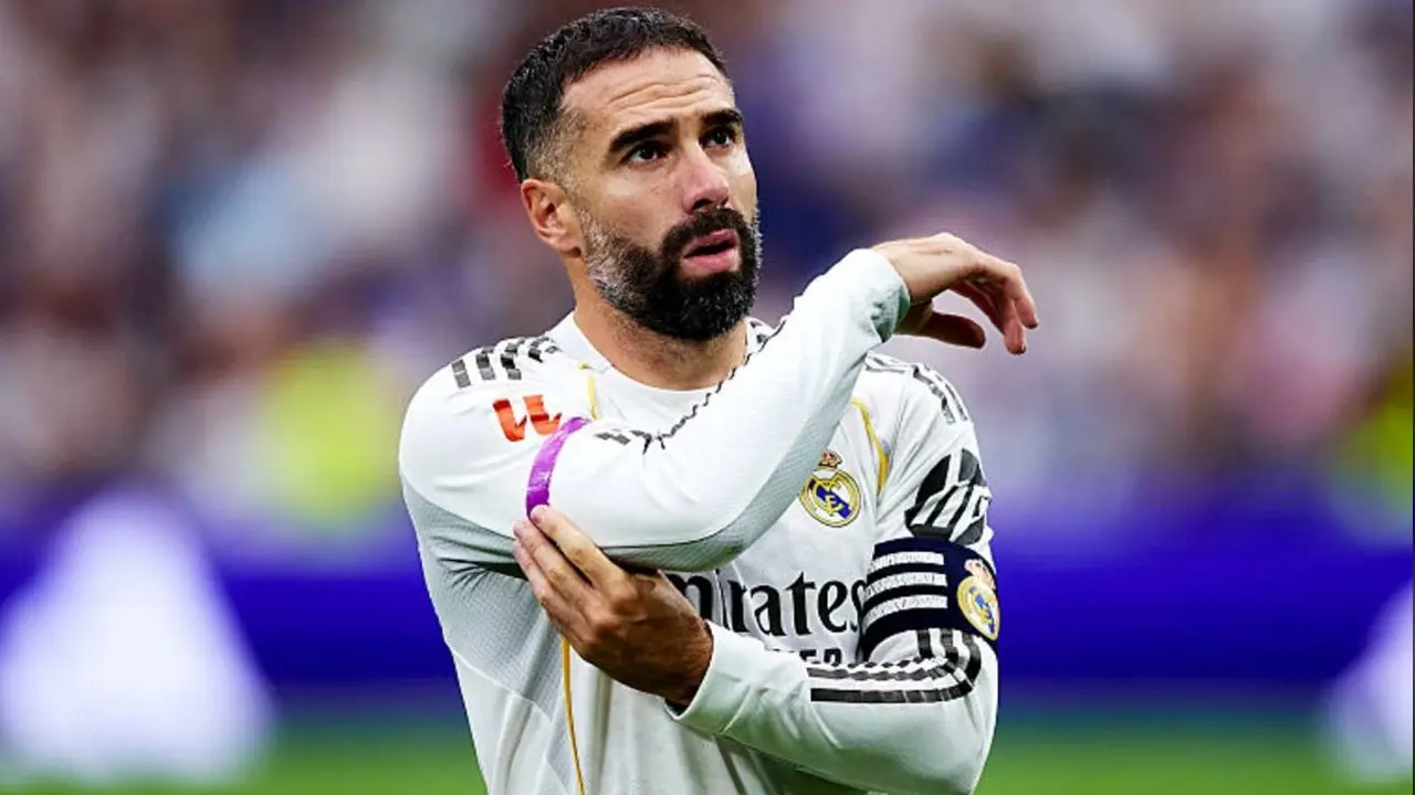 Dani Carvajal Kembali Cedera Real Madrid Konfirmasi Sang Pemain Absen Selama Dua Minggu