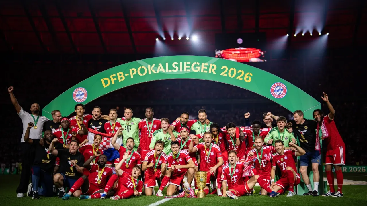 Harry Kane Antar Bayern Munchen Juara DFB Pokal 2025/2026 dan Akui Bangga dengan Performa Tim