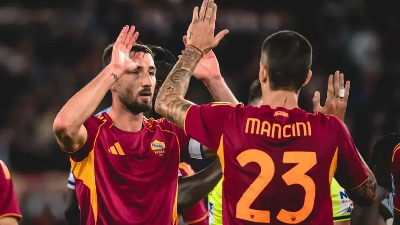 Gianluca Mancini dan Bryan Cristante
