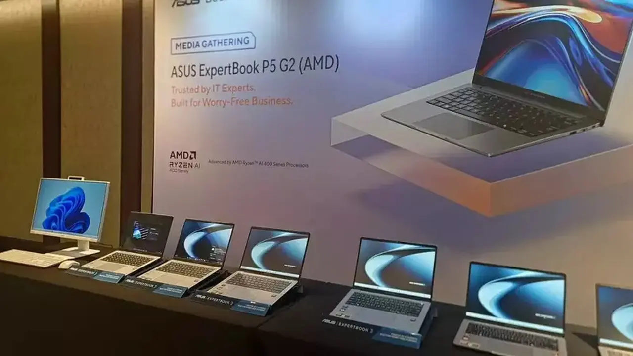 ASUS ExpertBook P5 G2: Laptop Bisnis Andal dengan Keamanan Canggih dan Performa AI