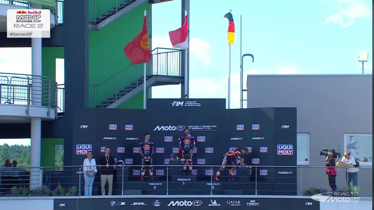 Kiandra Ramadhipa Juara Race 2 Sachsenring