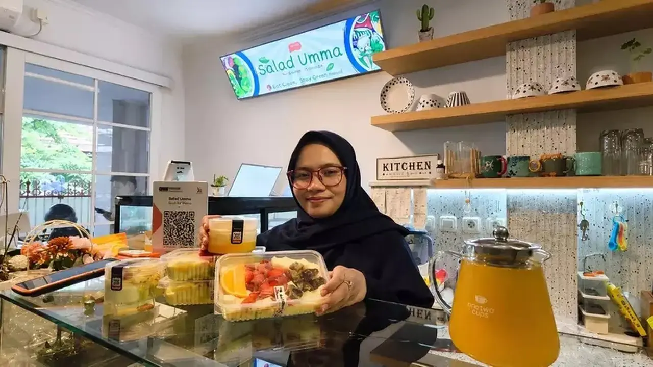 Dari Titik Nol Pandemi, Hikma Bangkit dengan Bisnis Salad Sehat "Salad Umma"