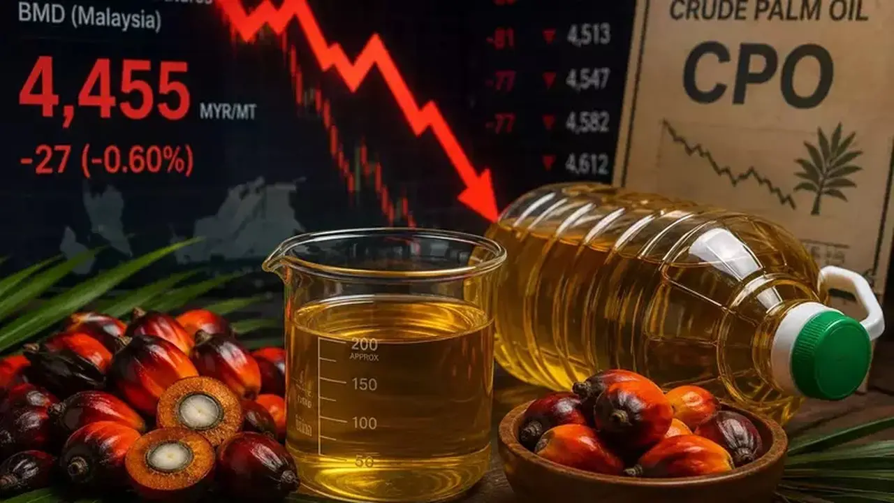 Harga CPO Jatuh Tajam, Stok Malaysia dan Impor India Jadi Pemicunya