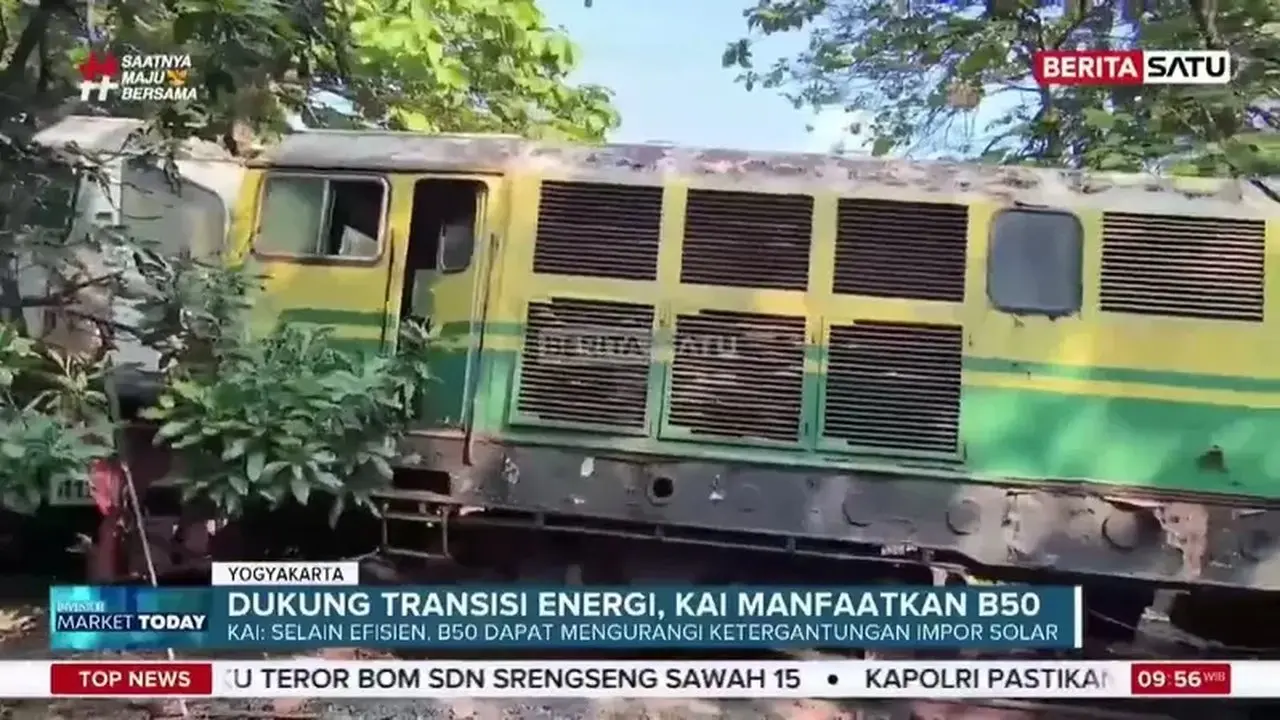 KAI Klaim Uji Coba B50 Berhasil, Dorong Transisi Energi Kereta Api