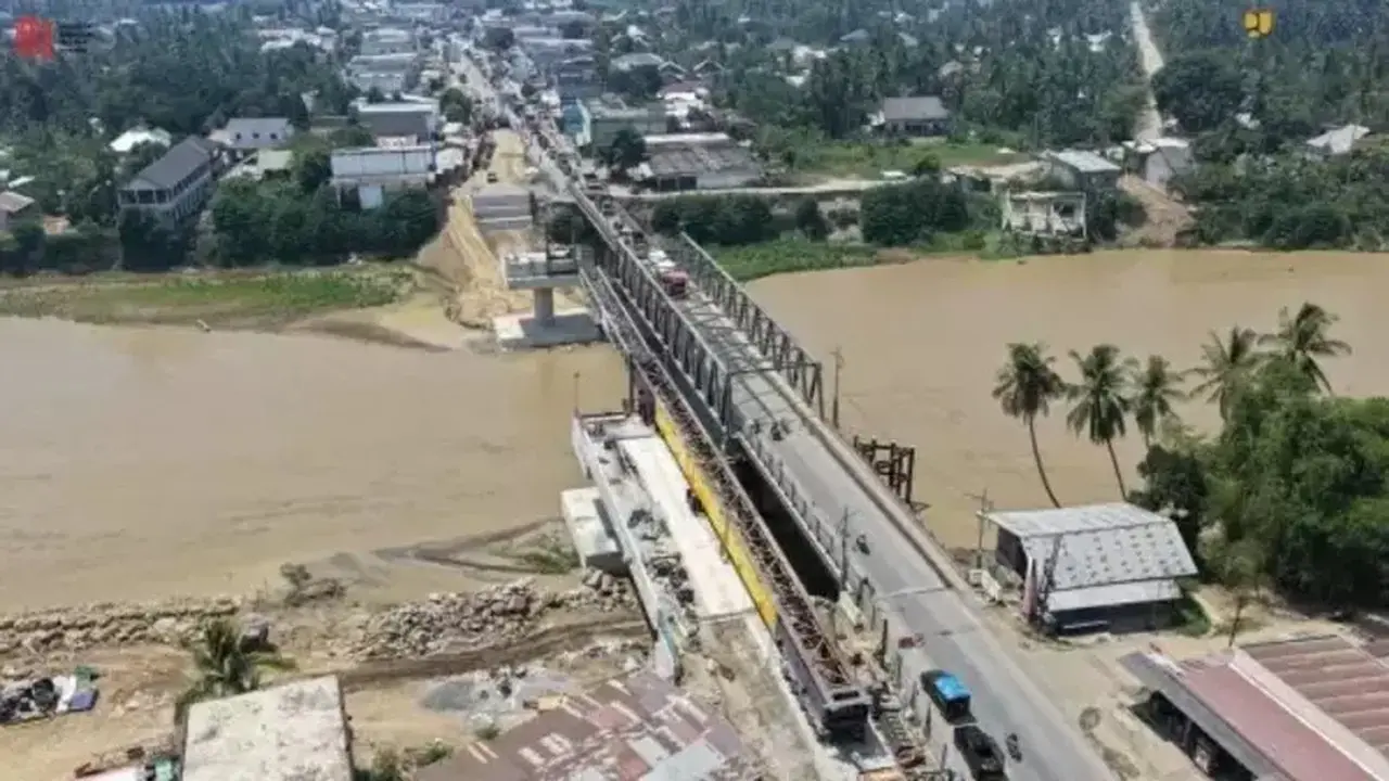 Kementerian PUPR Pacu Pembangunan 47 Jembatan Permanen Pasca Bencana Sumatra