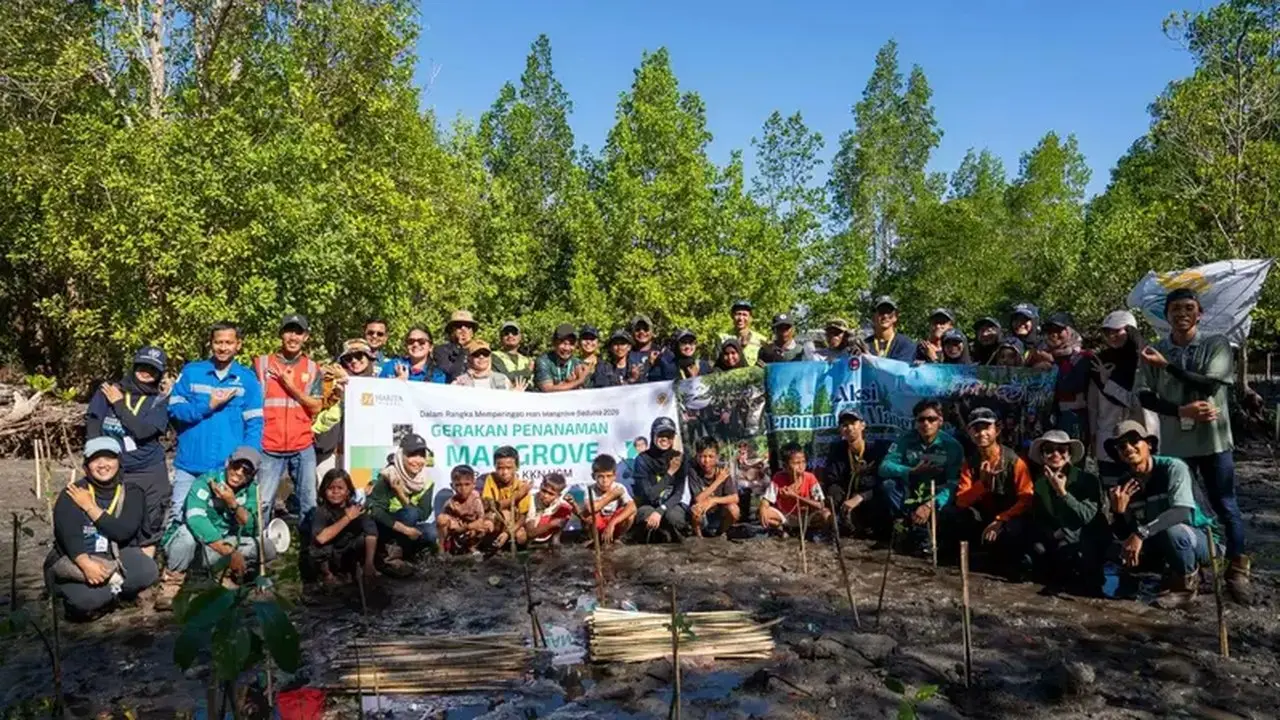 Mahasiswa UGM dan Warga Soligi Bersinergi Lestarikan Pesisir Melalui Penanaman Mangrove