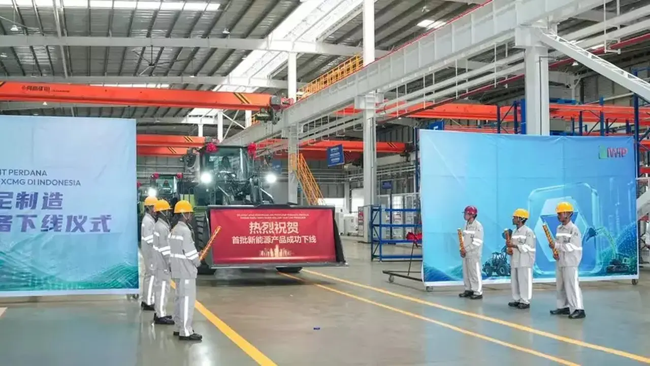 Pabrik Energi Baru XCMG di Indonesia Beroperasi, Dukung Transisi Hijau