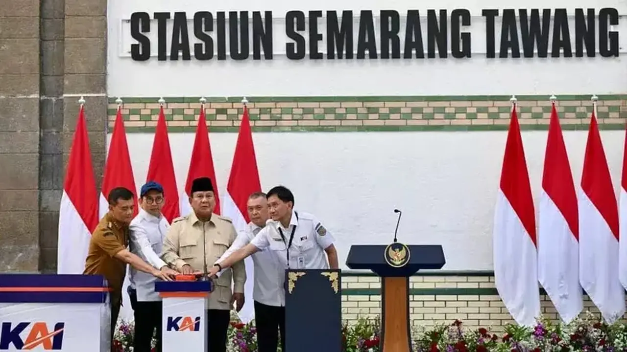 Presiden Prabowo Resmikan Stasiun Semarang Tawang Bersejarah: Jaga Identitas Bangsa
