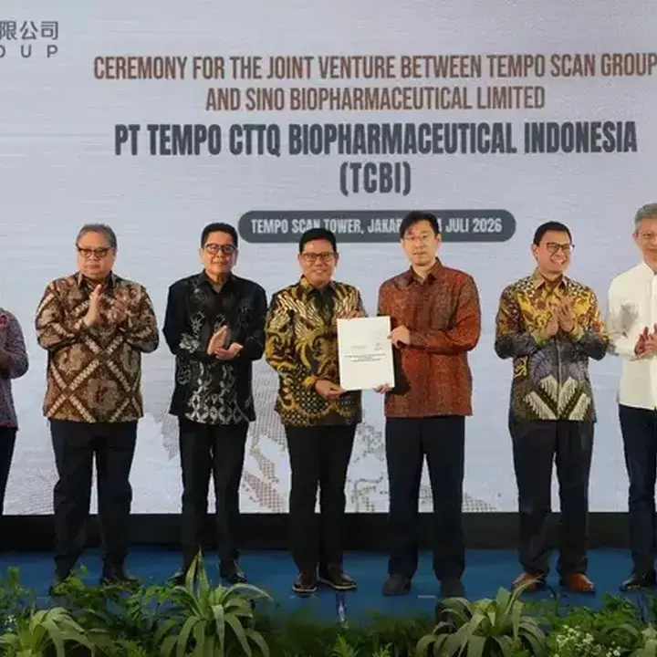 Tempo Scan dan Sino Biopharmaceutical Bentuk Perusahaan Patungan Kembangkan Obat Inovatif