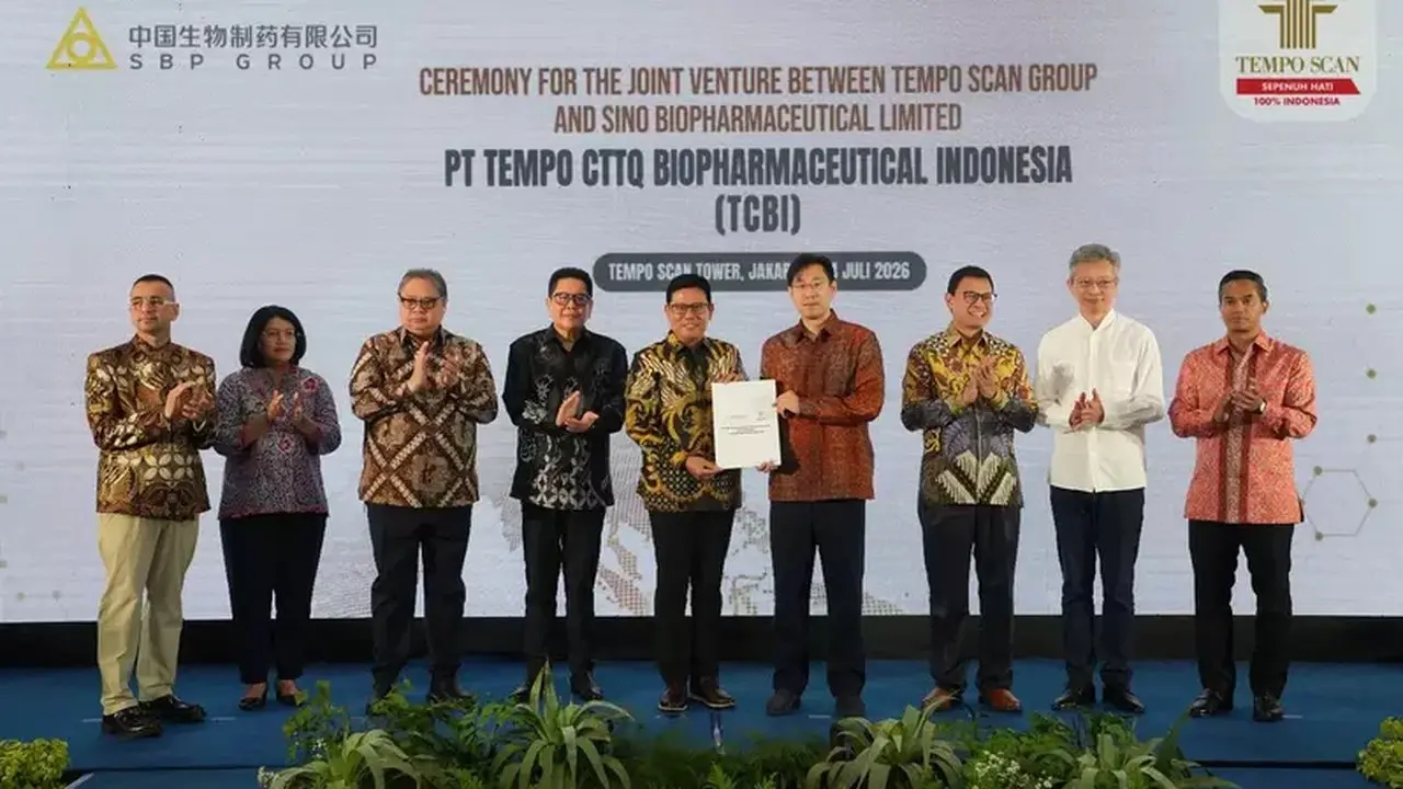 Tempo Scan dan Sino Biopharmaceutical Bentuk Perusahaan Patungan Kembangkan Obat Inovatif