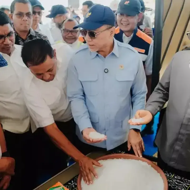 Tiga Menteri Tinjau Proyek Strategis Industri Garam di Rote Ndao