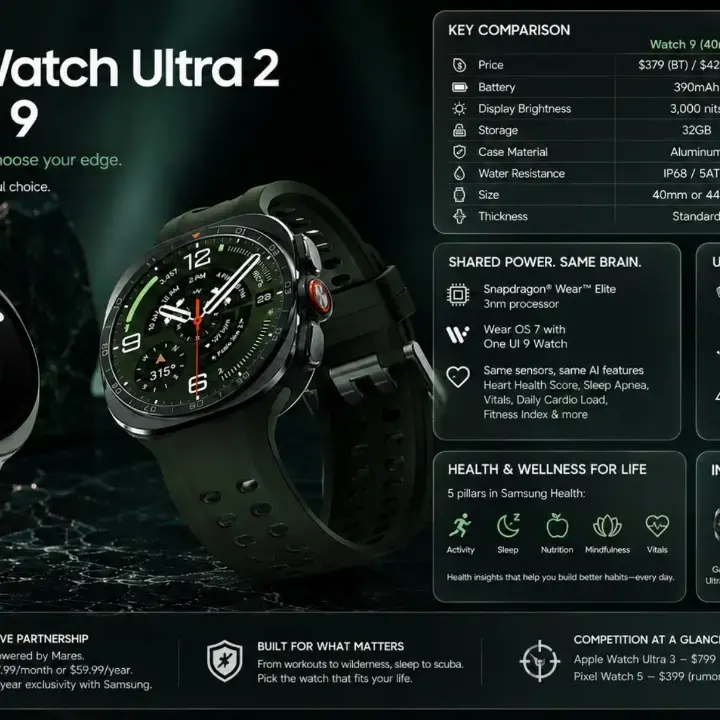 8 Fitur Baru Samsung Galaxy Watch Ultra 2 dan Galaxy Watch 9, Smartwatch Canggih untuk Olahraga dan Kesehatan