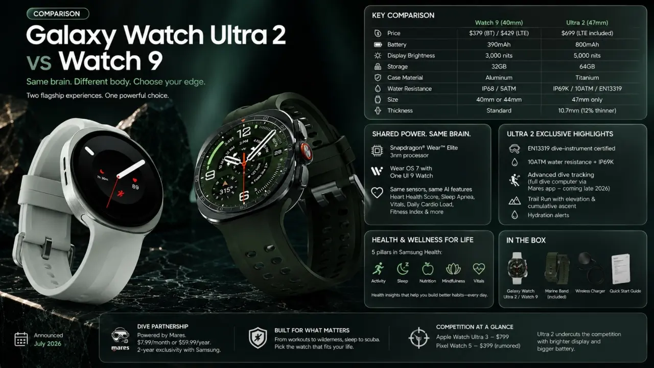 8 Fitur Baru Samsung Galaxy Watch Ultra 2 Dan Galaxy Watch 9 Smartwatch Canggih Untuk Olahraga Dan Kesehatan