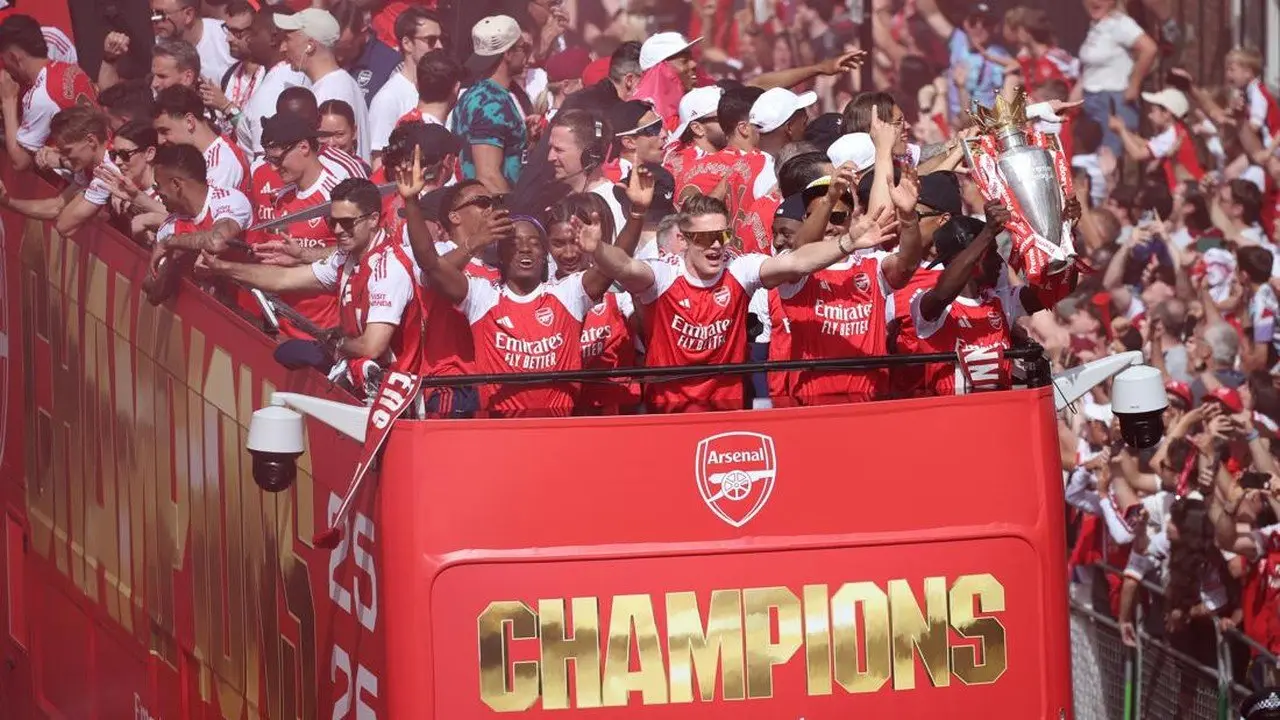 Arsenal Puncaki Ranking Klub Terbaik Dunia Versi Opta, Persib Bandung Tertinggi di Indonesia