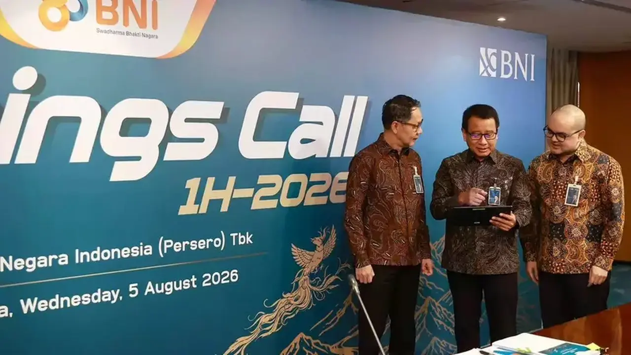 BNI Catat Laba Rp10,75 Triliun di Semester I-2026, Bidik Pertumbuhan Berkualitas