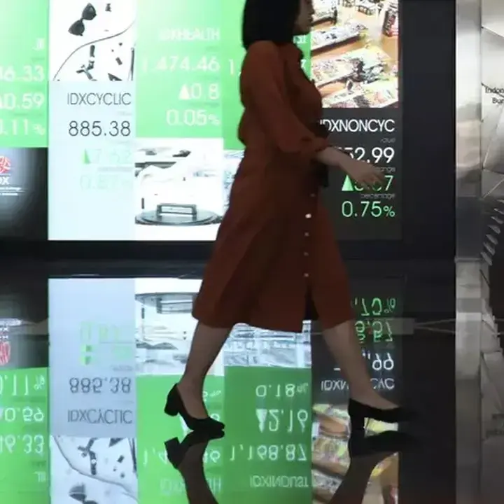 IHSG Menguat di Sesi I, Lima Saham Catat Kenaikan Tertinggi