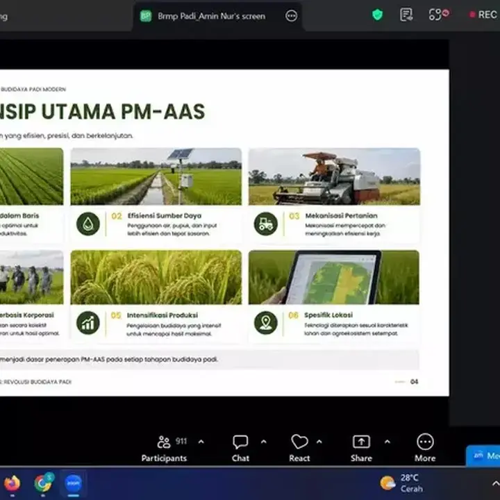 Kementan Dorong Teknologi Modern Tingkatkan Produktivitas Padi hingga 10 Ton per Hektare