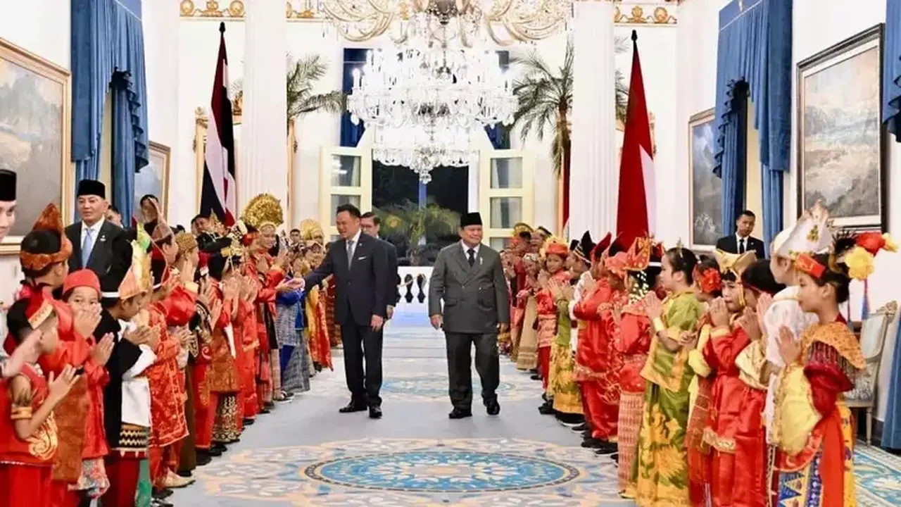 Prabowo Suguhkan Diplomasi Budaya dalam Jamuan Makan Malam Bersama PM Thailand